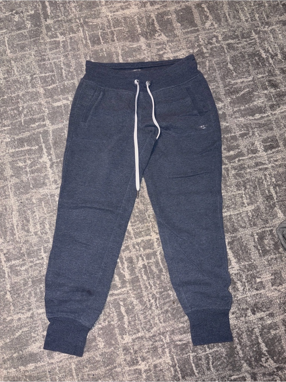 Women Navy Jogger Sweatpants with Drawstring